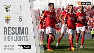 Highlights  Resumo Portimonense 15 Benfica Liga 2223 32 [upl. by Bowie738]