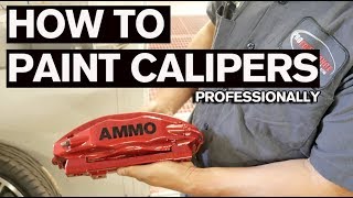 How To Custom Paint Brake Calipers Properly AUDI R8 [upl. by Mcdonald]