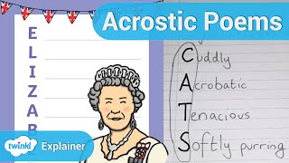 How To Write An Acrostic Poem [upl. by Amalia]