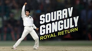 Sourav Ganguly Royal Return  Glorious Comebacks  AllAboutCricket [upl. by Erlina136]