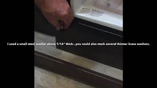 Norcold 2118 RV Fridge Sticking Flap Quick Fix [upl. by Rudy]