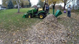 John Deere 1025r BX42 Woodchipper  91 [upl. by Naahs943]