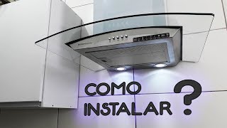 Como instalar uma COIFA  DEPURADOR de AR [upl. by Asyle926]