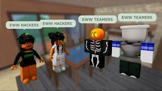 Teamers vs exploiter  Roblox  MM2 [upl. by Lauree]