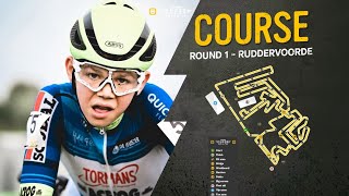 Telenet superprestige Ruddervoorde 2024 Nieuwelingen [upl. by Ettelracs]