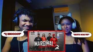 Marginais Boombap 3  Felp22 Dalsin Sant amp Sain REACT [upl. by Mairb635]