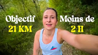 Vlog Semi Marathon entraînement et recettes [upl. by Nosmoht547]