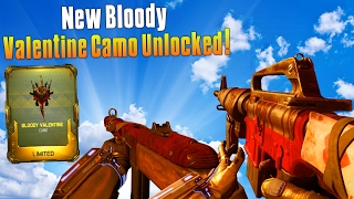 NEW BLOODY VALENTINE CAMO UNLOCKED New BO3 Bloody Valentine Camo Gameplay  MatMicMar [upl. by Wexler]