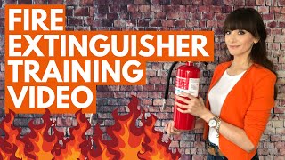 Free Fire Extinguisher Training Video  OSHA  Updated for 2020 [upl. by Milla]