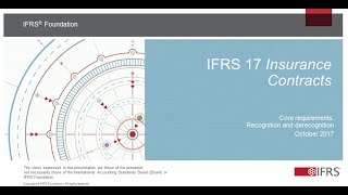 IFRS 17 Core requirements Recognition and derecognition [upl. by Tlihcox]