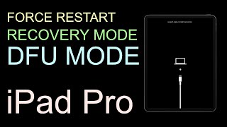 iPad Pro 11129 2018 And Newer  How To Force Restart Enter Recovery Mode And DFU Mode [upl. by Schlenger]