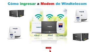 Cambiar contraseña de WIFI Modem Wind Telecom [upl. by Mindy]