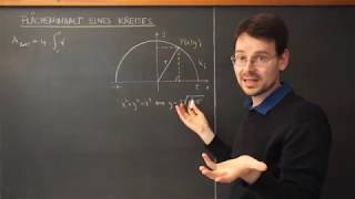 MathePlus  Video 84 a Kreisfläche durch Integration [upl. by Nahgiem]