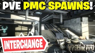 Escape From Tarkov PVE  All PMC Spawn Locations On Interchange [upl. by Llerehs]