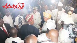 K1 Ultimate Eulogies Gov Ademola Adeleke Ooni of Ife Prophetess Olubori in Ileife [upl. by Abih]