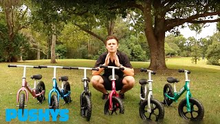 PUSHYS REVIEW CRUZEE TWO BALANCE BIKES [upl. by Anoik]