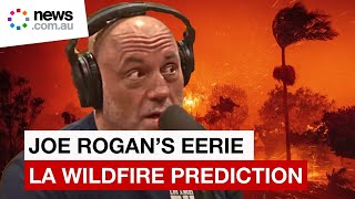 Joe Rogan’s chilling LA wildfire prediction resurfaces [upl. by Etennaej49]