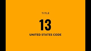 US Code Title 13  Census [upl. by Dafna]