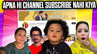 Aapna Hi Channel Subscribe Nahi Kiya 😱 Bharti Singh  Haarsh Limbachiyaa  Golla [upl. by Nnadroj831]