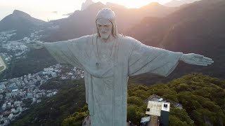 The Messiah  Cristo Redentor 4K Drone Footage [upl. by Vickie391]