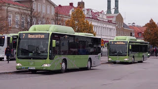 Bussar i Växjö 2013 10 11 [upl. by Atimed]