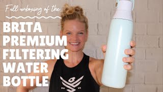 Brita Premium Filtering Water Bottle Unboxing amp Review [upl. by Anilram]