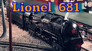 Lionel 681 Turbine 1950 Postwar  Nix’s Review [upl. by Yrrek]