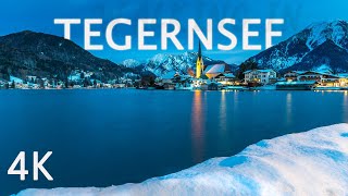 Walking in Tegernsee RottachEgern at night ASMR 4K [upl. by Luanne]