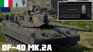 OF40 Mk2A Italian MBT with 105mm DM23  War Thunder Mobile [upl. by Shel]