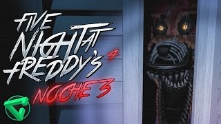 Five Nights at Freddys 4 NIGHTMARE FOXY amp CUPCAKE JUMPSCARE  quotNoche 3quot  iTownGamePlay FNAF 4 [upl. by Anomar]