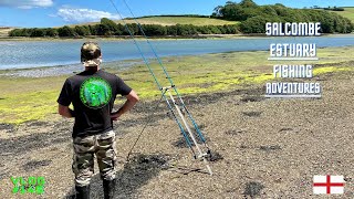 Sea Fishing Uk  Salcombe Estuary Bass Fishing Adventures  Vlog145 [upl. by Nnaeiluj46]