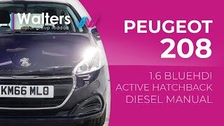 Peugeot 208 16 Bluehdi Active Hatchback Diesel Manual [upl. by Lurie]