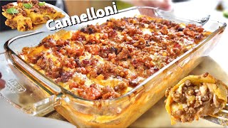 CANNELLONI al Ragù 🍝 piatto della Domenica [upl. by Hnirt]