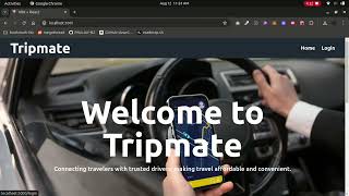 Tripmate  Ride sharing Application  MERN Full Stack  Demo [upl. by Gnuoy]