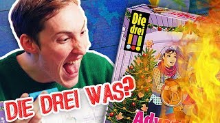 1 Was ist im Die Drei  Adventskalender  Malternativ Unboxing  Adventskalender 2017 [upl. by Sybley]