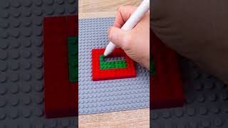 Lego Malediwy Flag by stop motion lego asmr flag stopmotion games art animation [upl. by Adian]