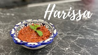 Easy Homemade Harissa  الهريسة [upl. by Bramwell]