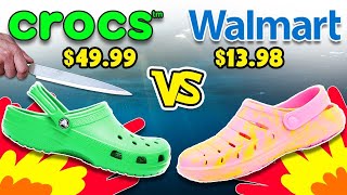 The Truth Crocs vs Knockoff WalMart Crocs [upl. by Daniele]