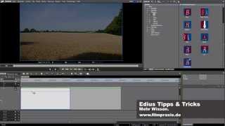EDIUS TRICK  Richtig Überblenden Ein und Ausblenden  Tipss  Wissen aus der Filmpraxis [upl. by Neurath]