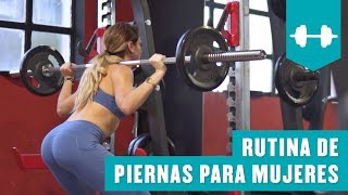 Rutina de Piernas para Mujeres con Pesas Nivel Medio [upl. by Daughtry]