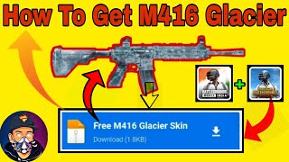 How to get Free m416 glacier in battleground mobile India BGMI 2021 trick FREE M416 GLACIER Skin [upl. by Baugh]