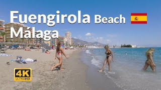 Fuengirola Beach 4K Costa del Sol Málaga Spain 🇪🇸 [upl. by Ahsian]