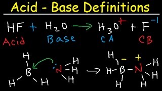 Conjugate Acid Base Pairs Arrhenius Bronsted Lowry and Lewis Definition  Chemistry [upl. by Gaston100]