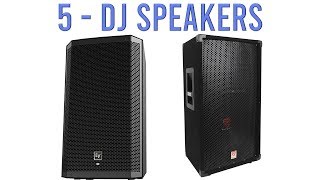 The Best DJ Speakers  Top 5 DJ Speakers Reviews [upl. by Revell]