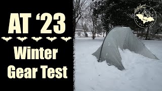 Cold Weather Backpacking Gear Test [upl. by Anniroc]