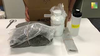 Unboxing AASHTO resource Proficiency Samples Slurry and Micro Surfacing Samples 1516 [upl. by Wavell]