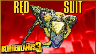 RED SUIT Legendary UniqueRare Shield Location Guide  Borderlands 3 [upl. by Windzer]