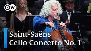 SaintSaëns Cello Concerto No 1  Mischa Maisky Gábor TakácsNagy amp Verbier Festival Orchestra [upl. by Ziza]