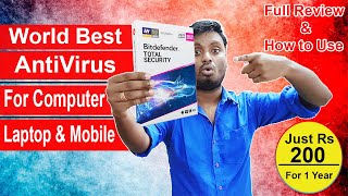 World Best Antivirus Bitdefender Total Security 2023 Full Review  Full Guide How to Install amp Use [upl. by Monetta853]