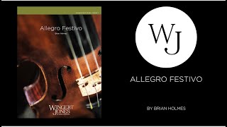 Allegro Festivo  Brian Holmes  3036361 [upl. by Talbott]